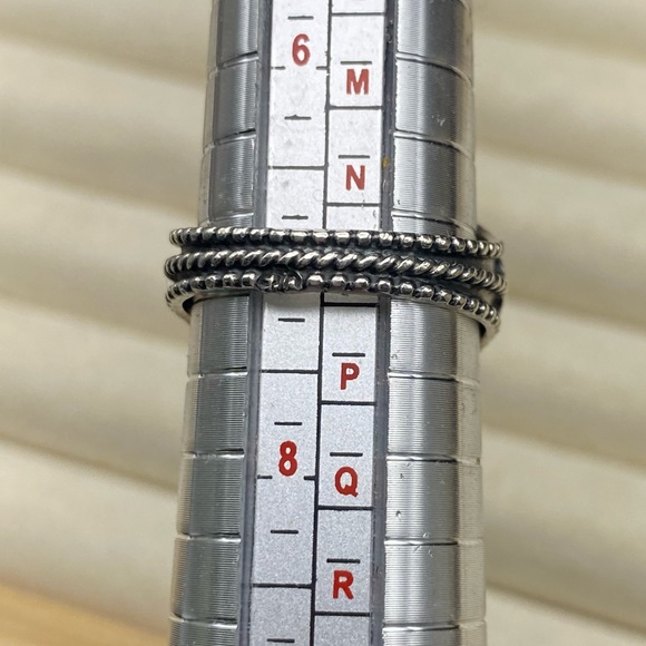 925 Sterling Silver Genuine Turquoise Stone Dome Ring - Picture 13 of 14